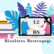 Résultats Rattrapage L2 l2hs