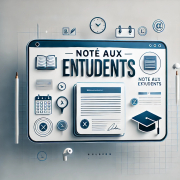 Note aux etudiants