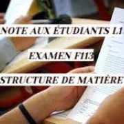 NOTE AUX ÉTUDIANTS L1 l1