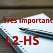 Note aux étudiants L2/ TCM L2
